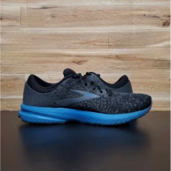 Brooks Men’s Launch 6 Running Shoes Sneakers 11.5 Black Charcoal Blue - Picture 1 of 5